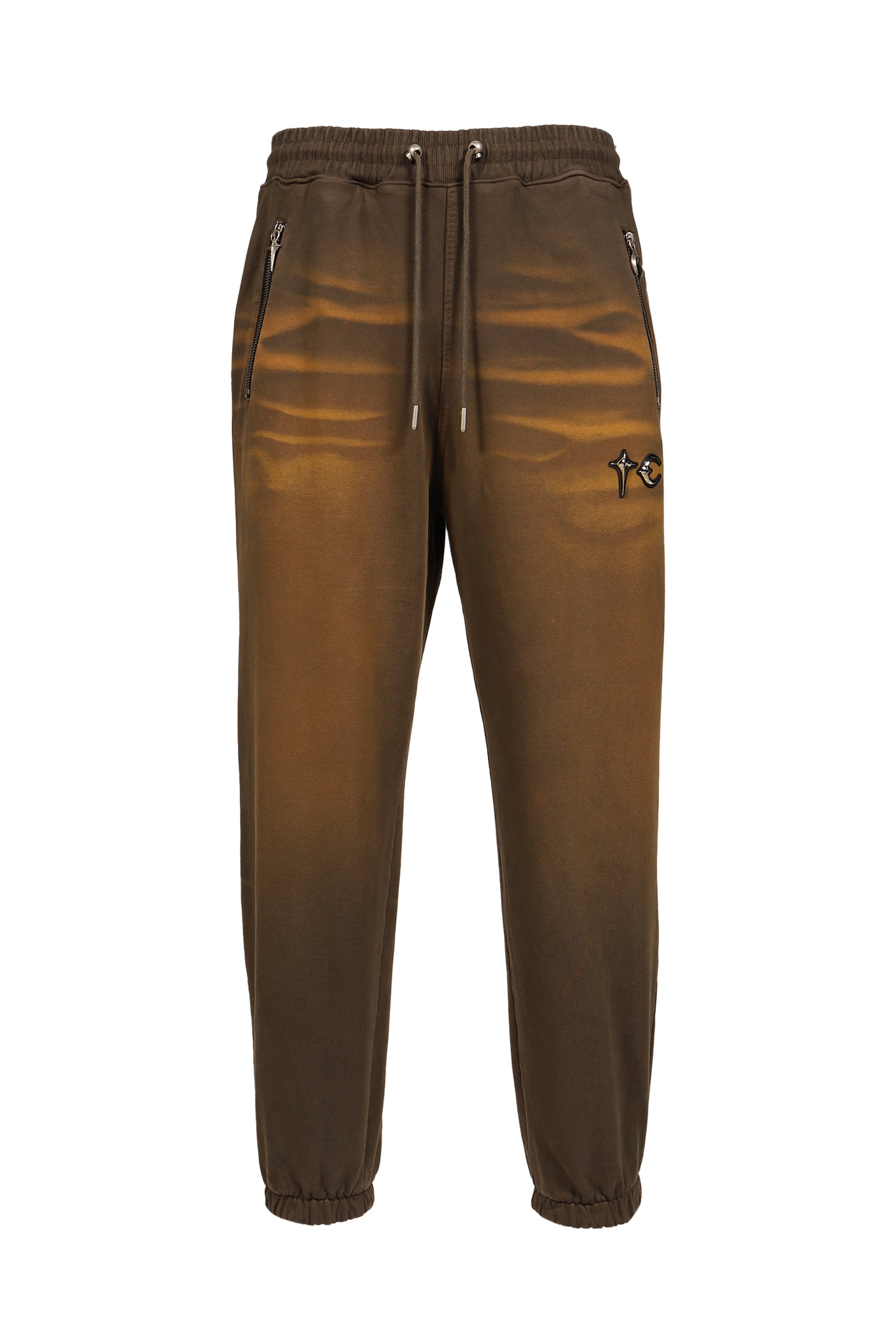 TC TWO TONE WASHED JOGGER PANTS / OLV