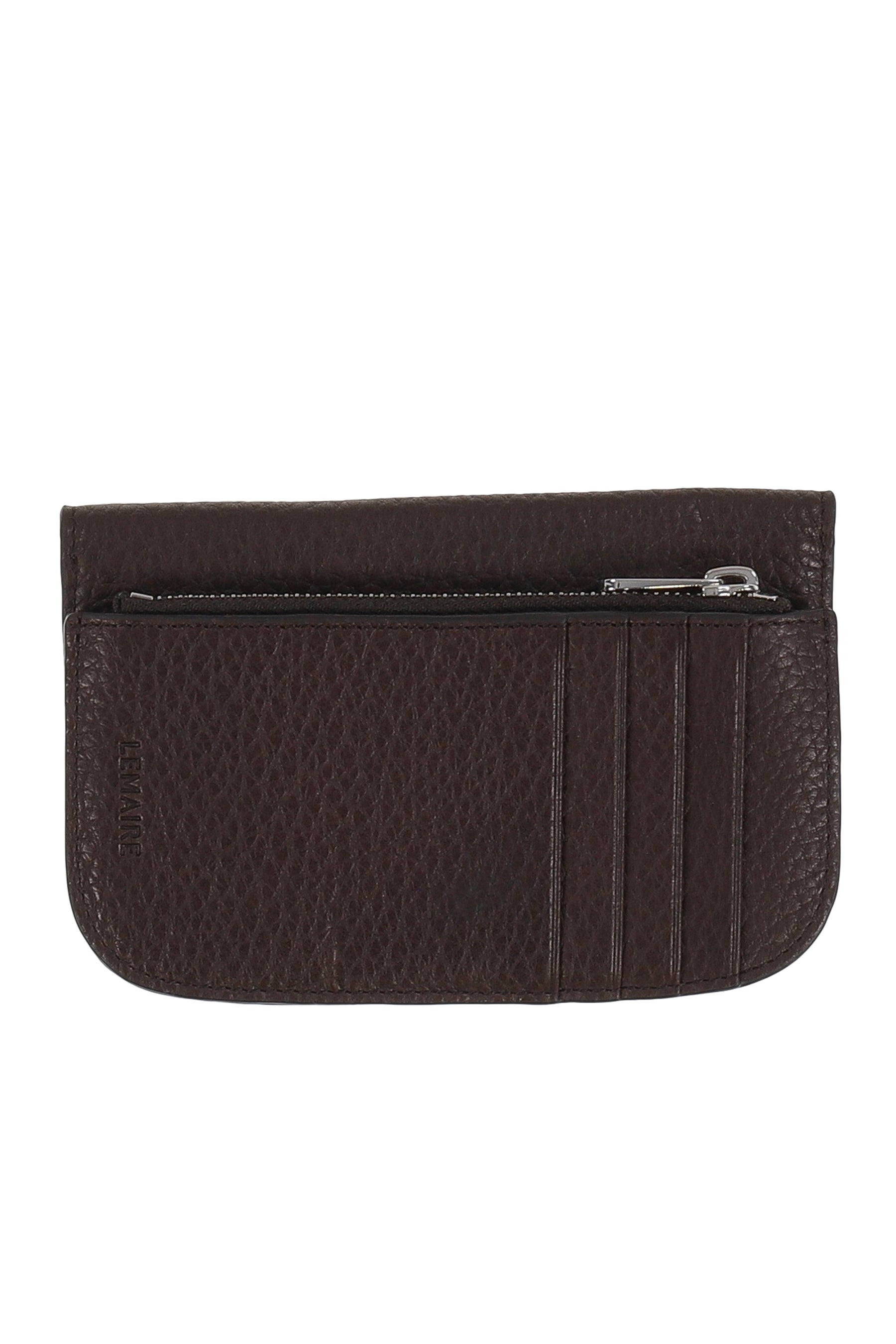 SOFT TAB CARD HOLDER COIN PURSE / D.CHOCOLATE