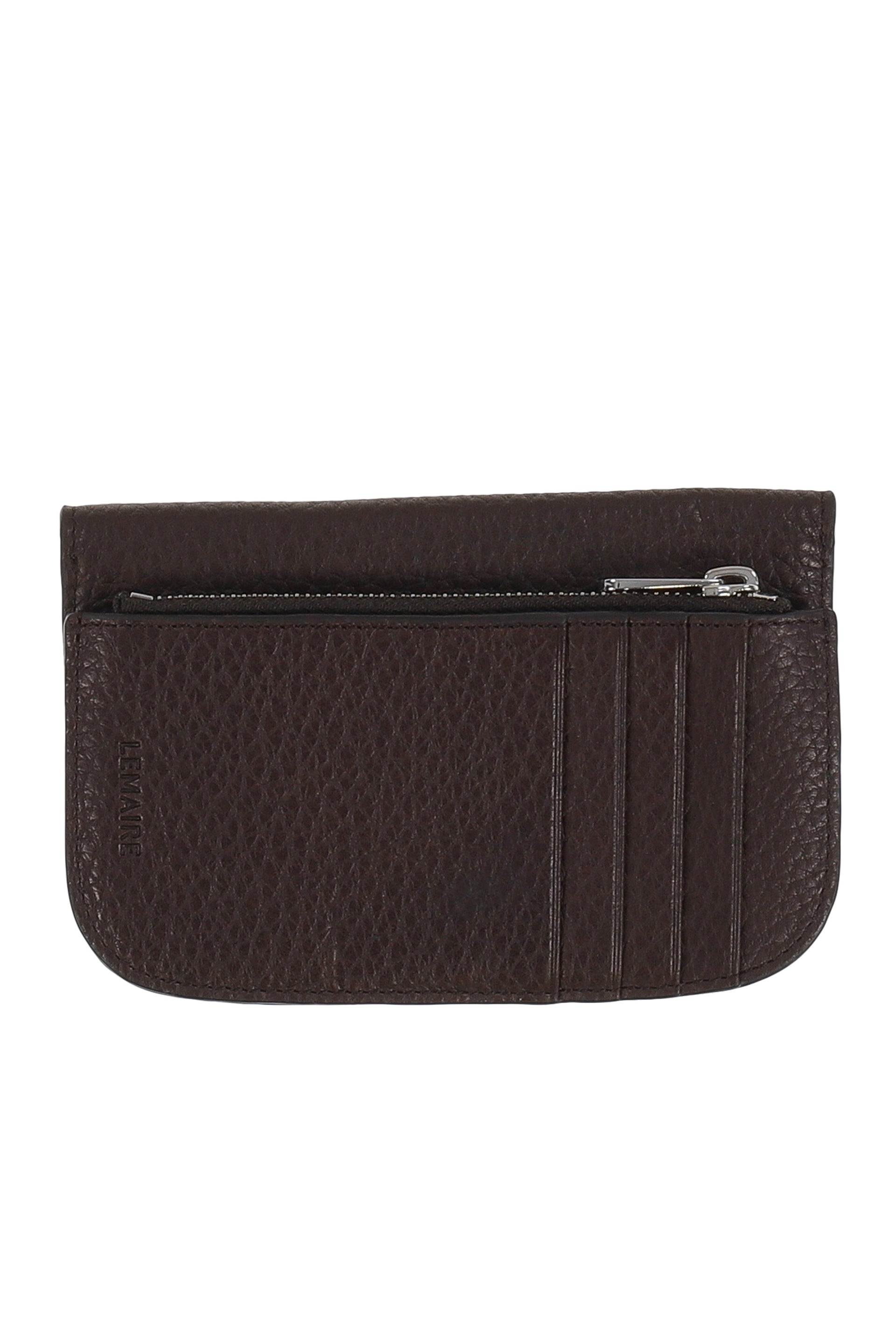 SOFT TAB CARD HOLDER COIN PURSE / D.CHOCOLATE