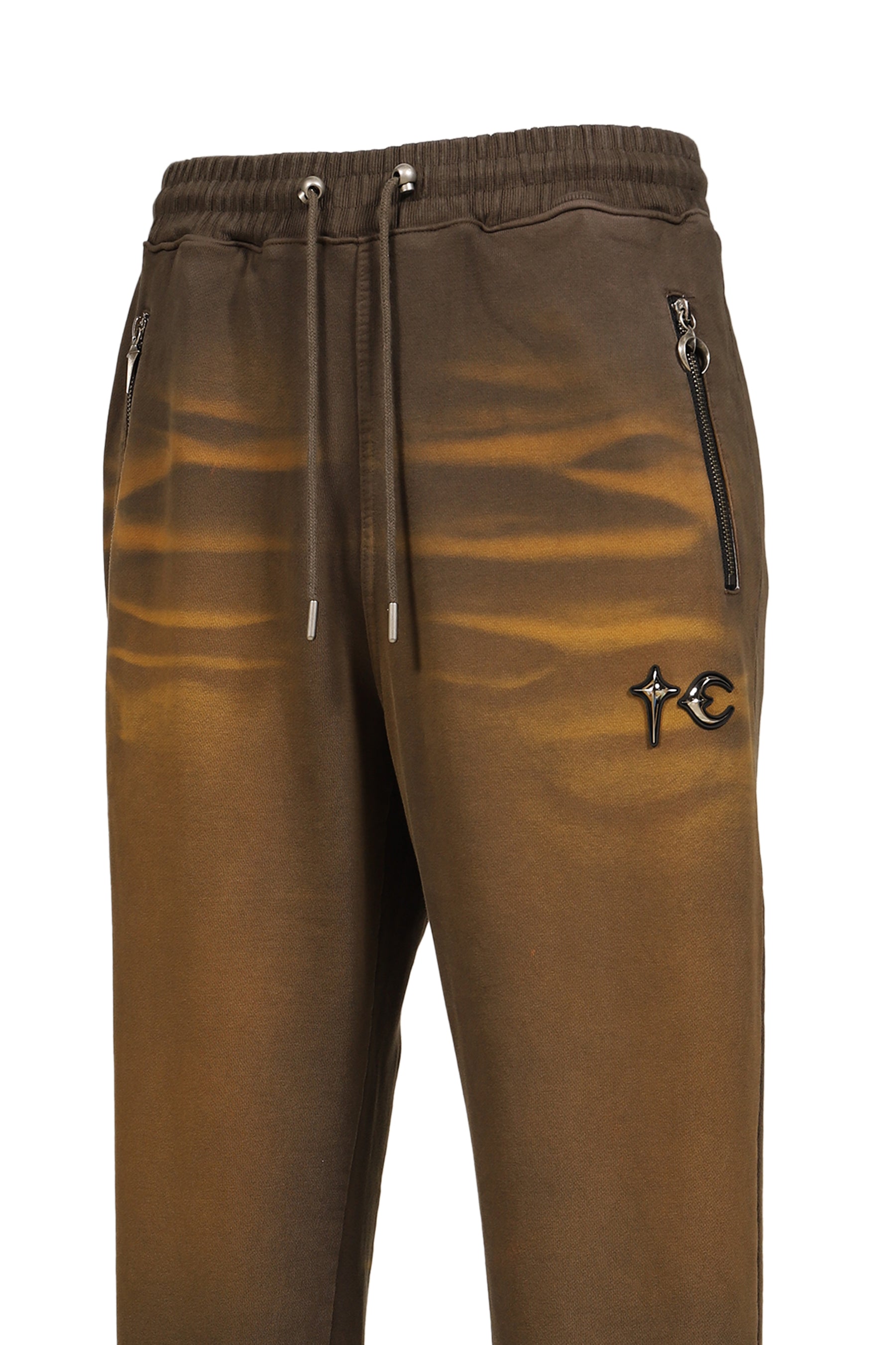 TC TWO TONE WASHED JOGGER PANTS / OLV