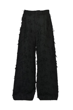 BORO JACQARD SLACKS / BLK