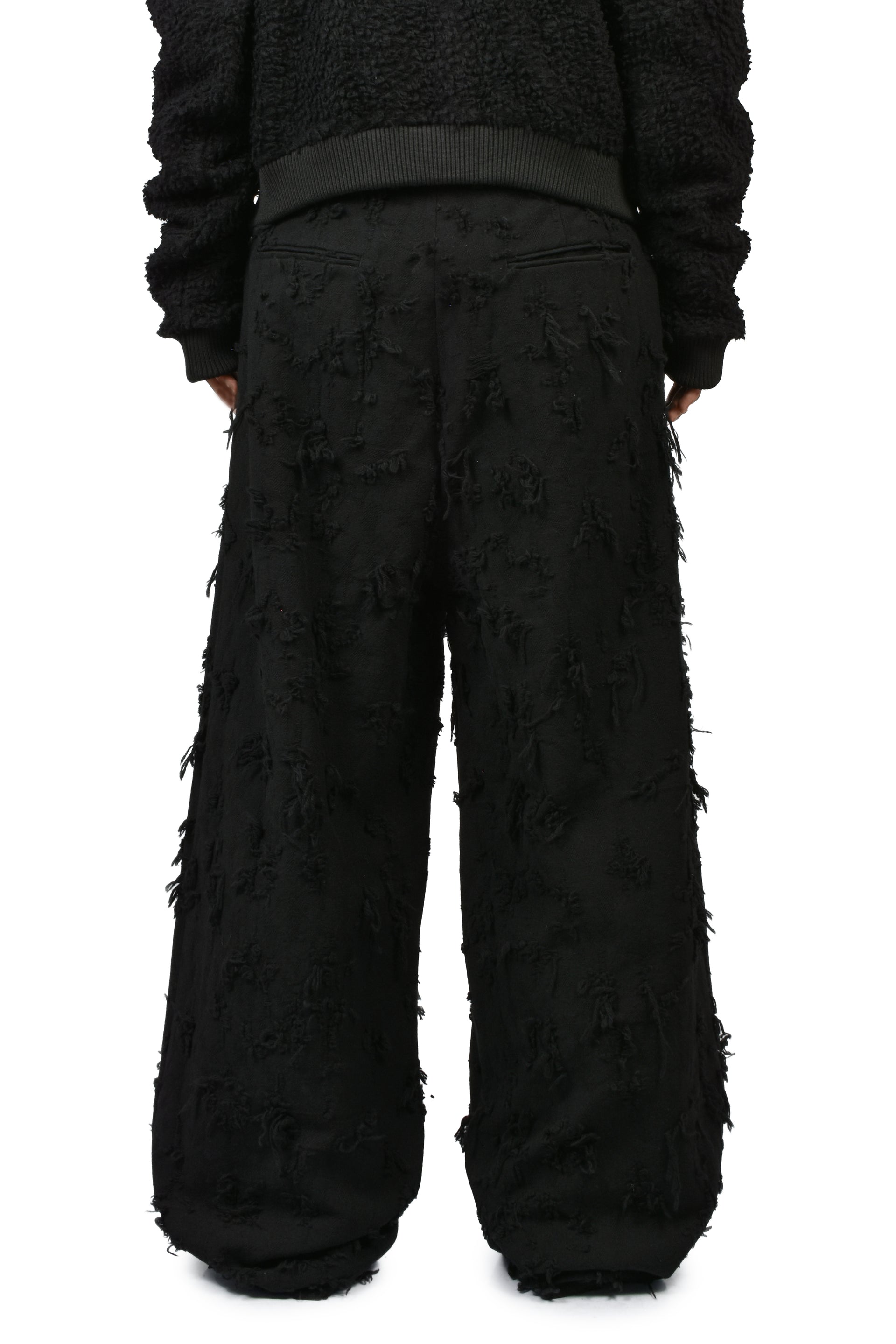 BORO JACQARD SLACKS / BLK
