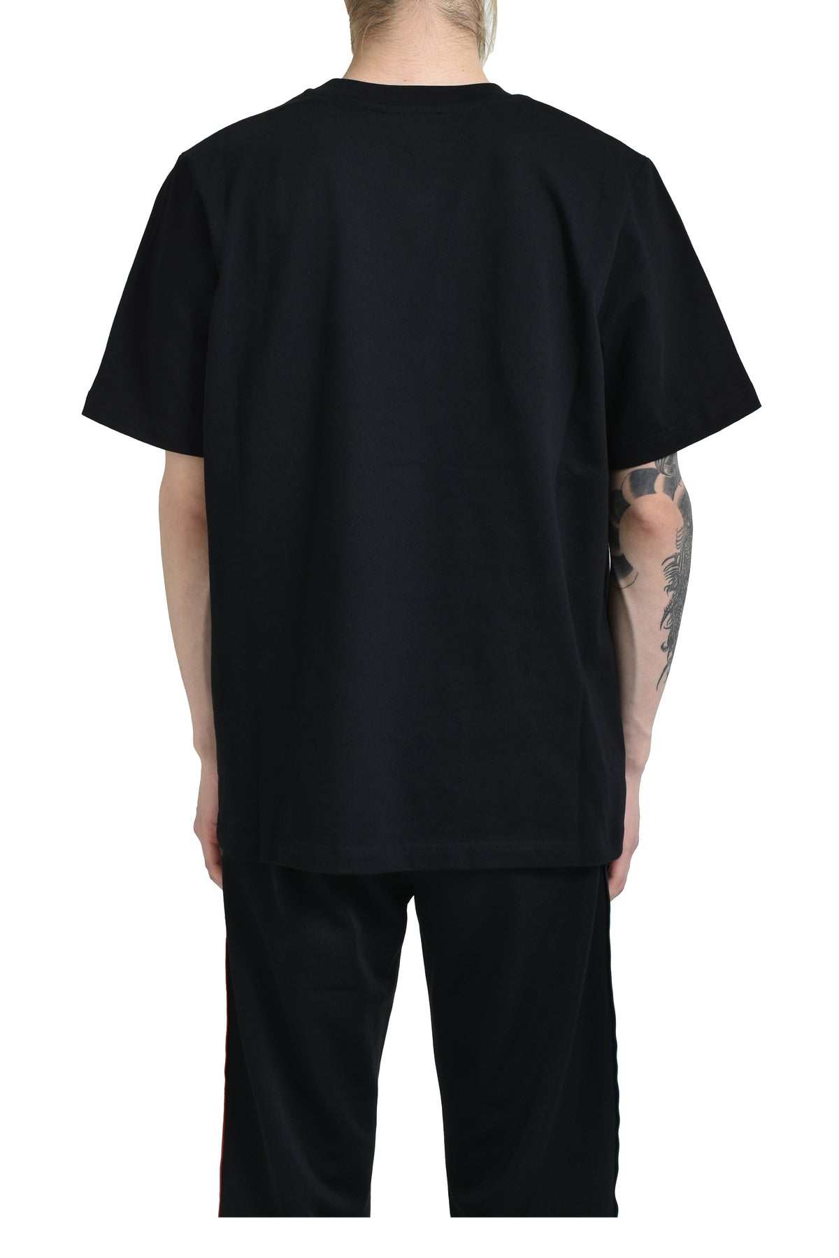 DIAMOND LOGO PATCH T-SHIRT / BLK