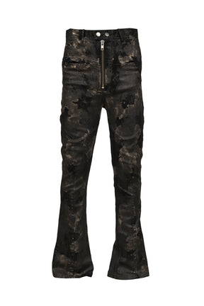 RUSTY WAXED FLARE CUT / RUSTY BLK