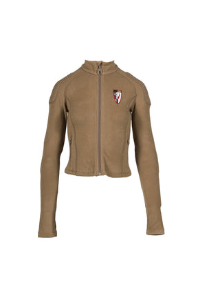 STARFISH PATCH BIKER JACKET / SAND