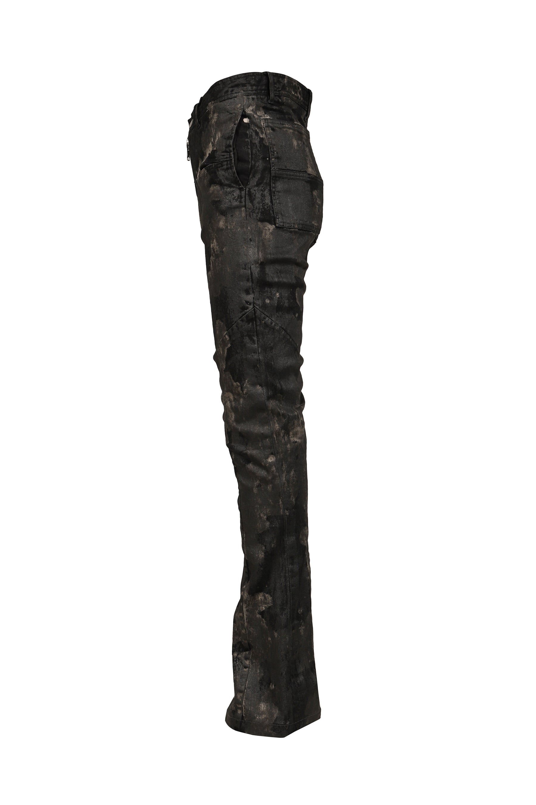 RUSTY WAXED FLARE CUT / RUSTY BLK