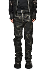 RUSTY WAXED FLARE CUT / RUSTY BLK