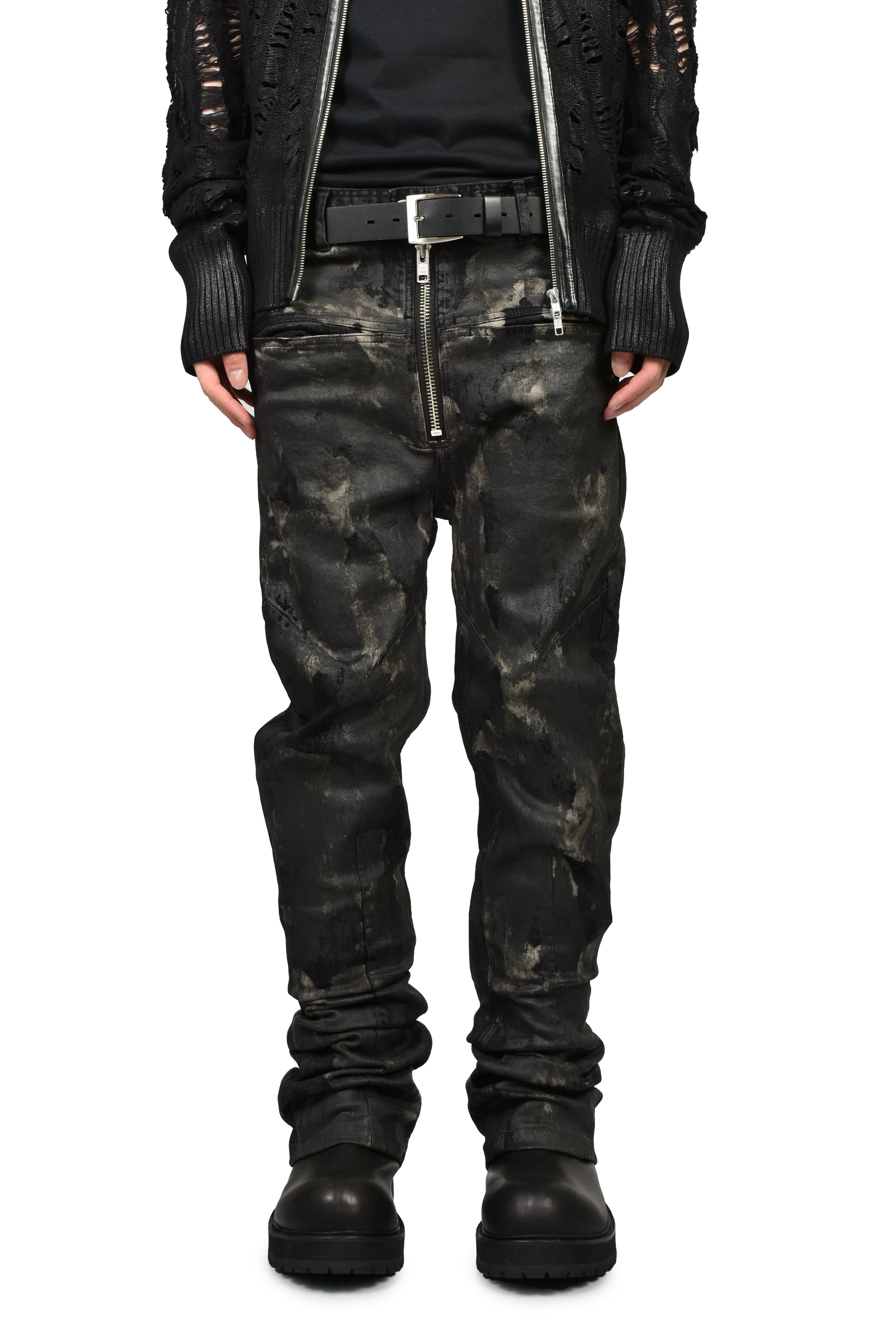 RUSTY WAXED FLARE CUT / RUSTY BLK