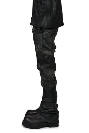 RUSTY WAXED FLARE CUT / RUSTY BLK