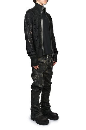 RUSTY WAXED FLARE CUT / RUSTY BLK