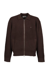 CITIES' ZIP CARDIGAN / ESPRESSO