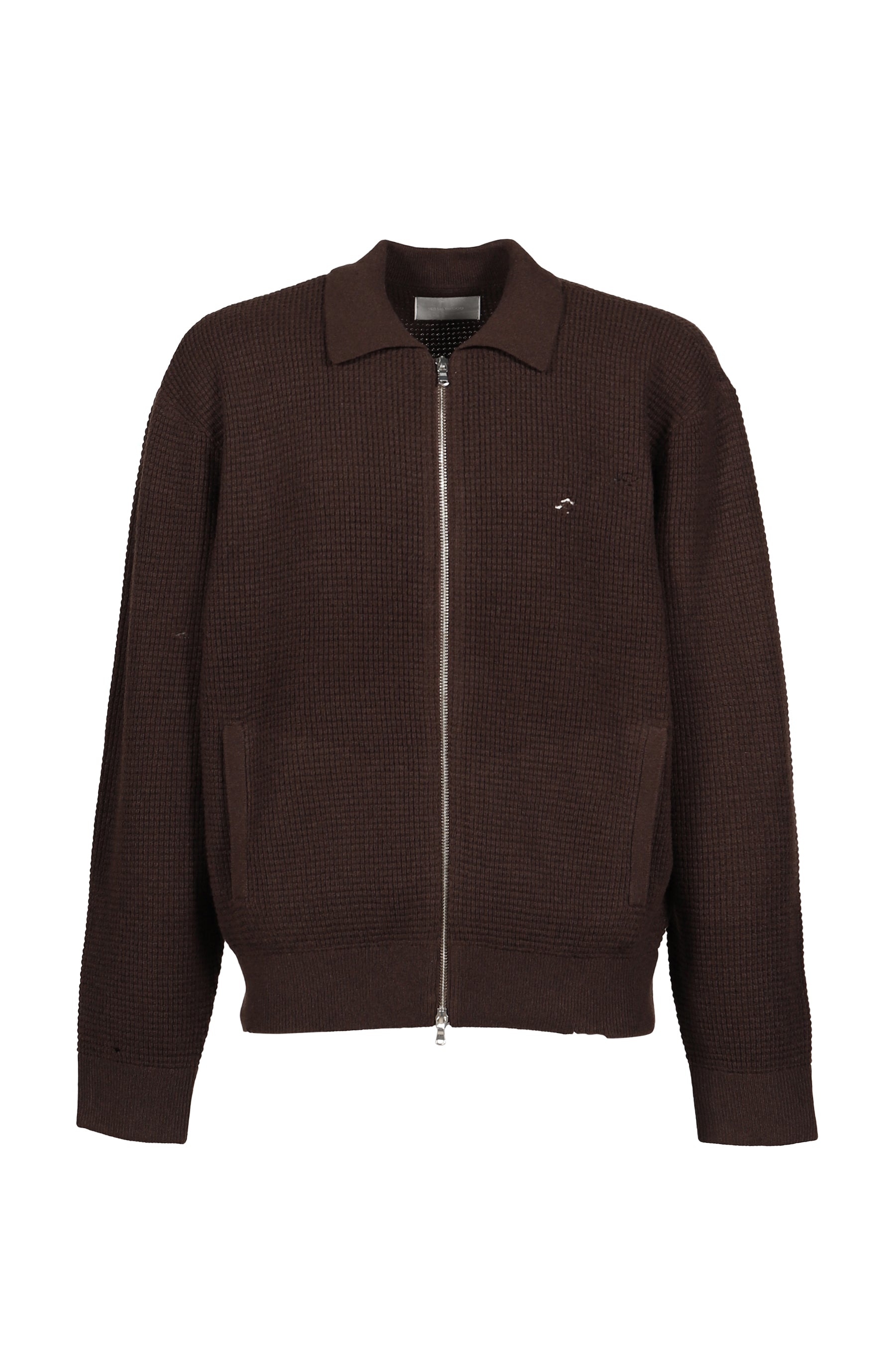 CITIES' ZIP CARDIGAN / ESPRESSO