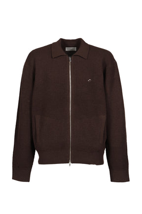 CITIES' ZIP CARDIGAN / ESPRESSO