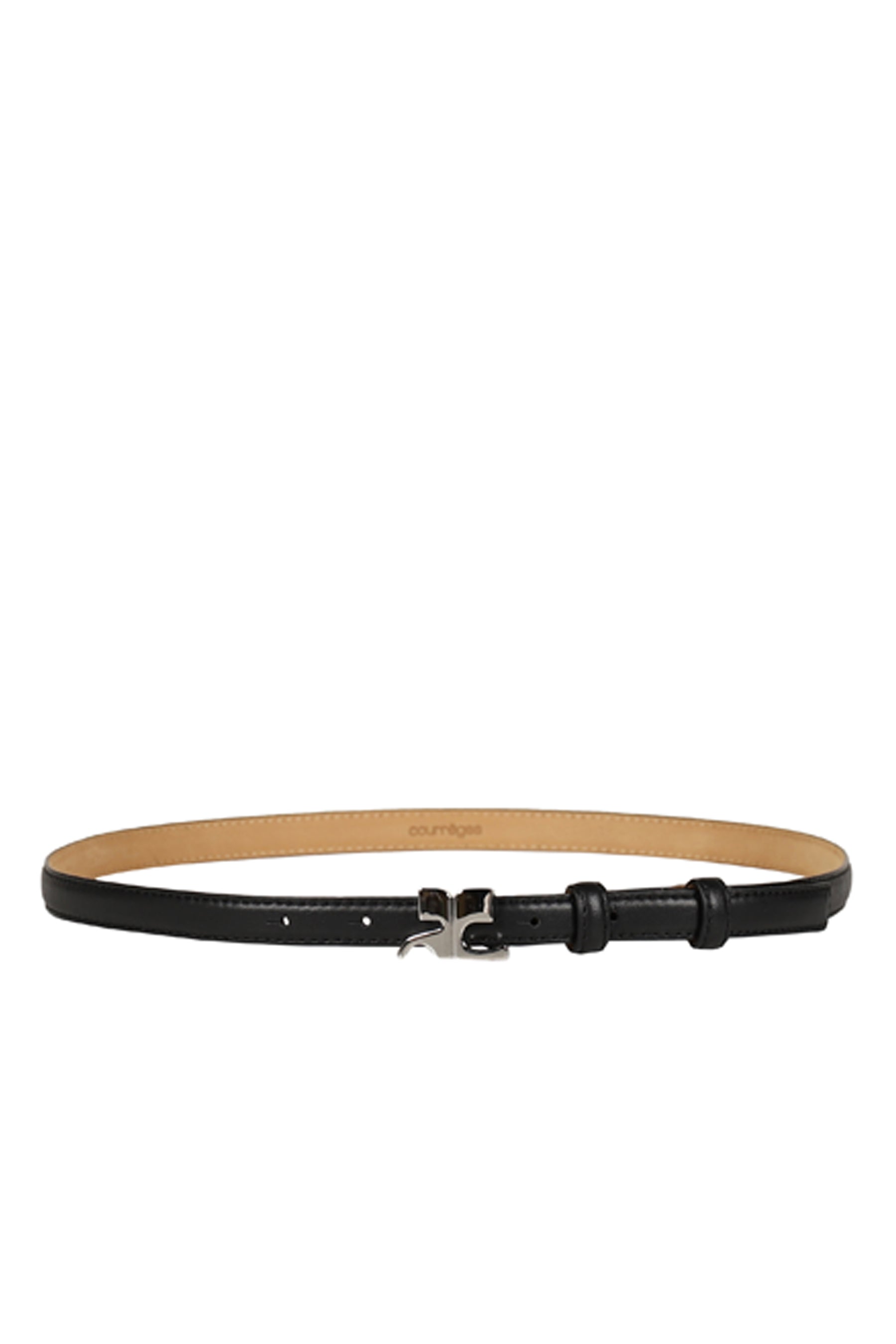 AC LEATHER 15MM BELT / BLACK 