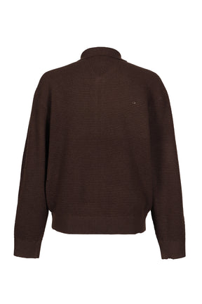 CITIES' ZIP CARDIGAN / ESPRESSO