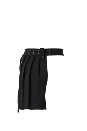 BAJESS LAYERED SKIRT BELT / BLK