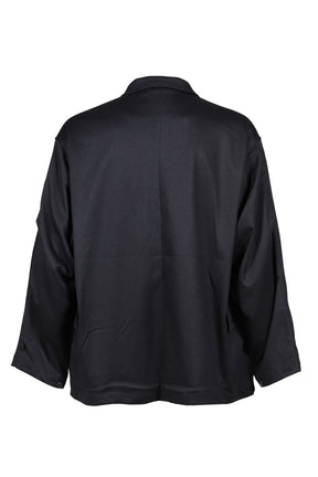 TECH LOOSE 2B JACKET FLANNEL / D.NVY