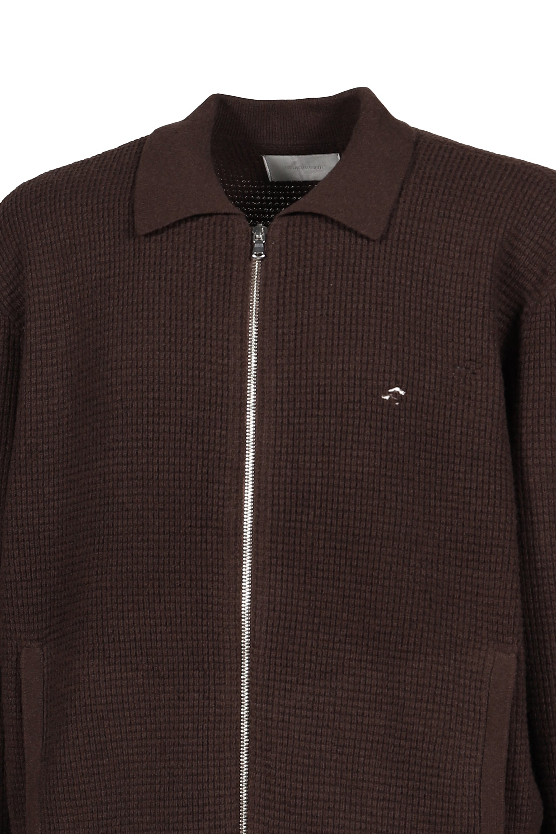 CITIES' ZIP CARDIGAN / ESPRESSO