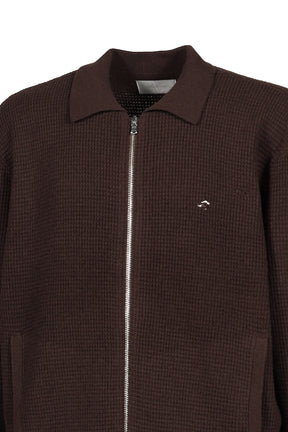 CITIES' ZIP CARDIGAN / ESPRESSO