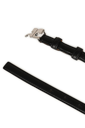 AC LEATHER 15MM BELT / BLACK 
