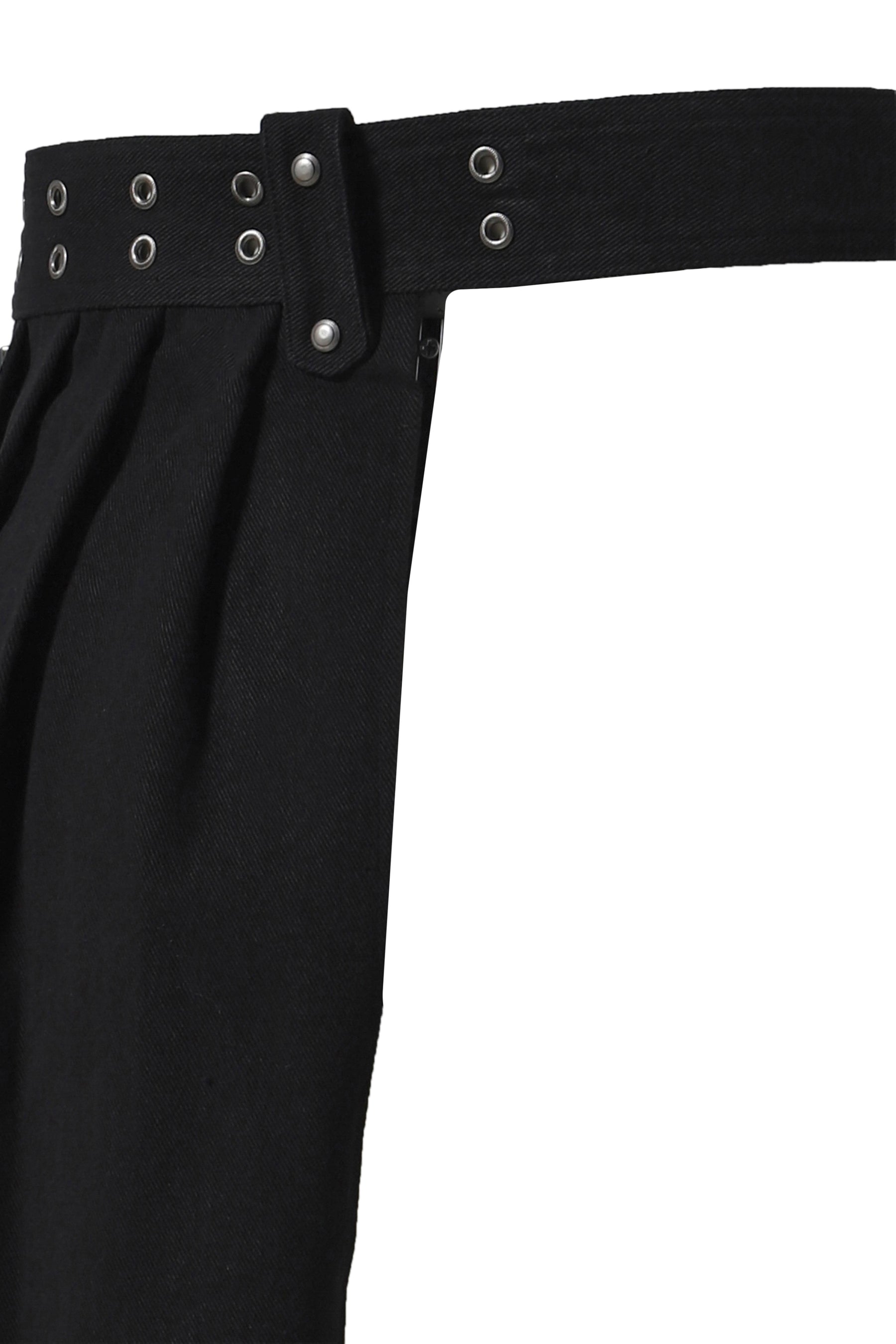 BAJESS LAYERED SKIRT BELT / BLK