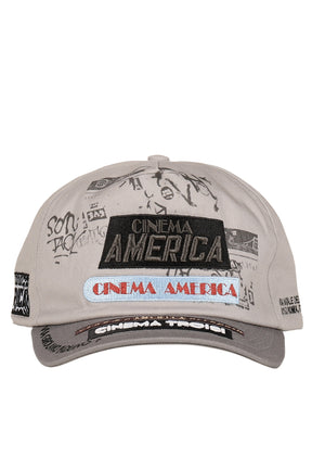 CINEMA TROISI 5 PANEL HAT / LT. GRY