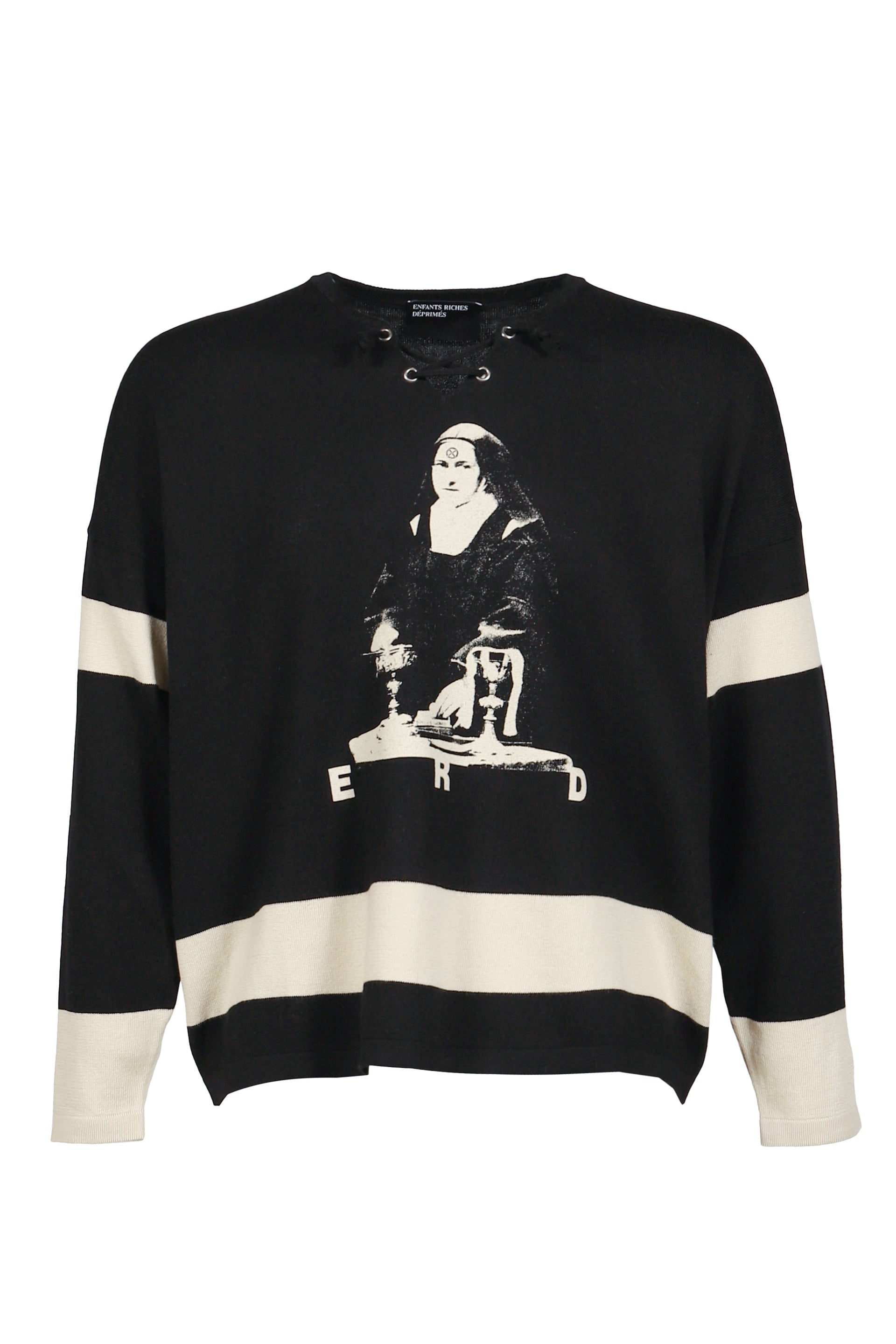 THEY BROKE ME HOCKEY JERSEY SWEATER / BLK STONE