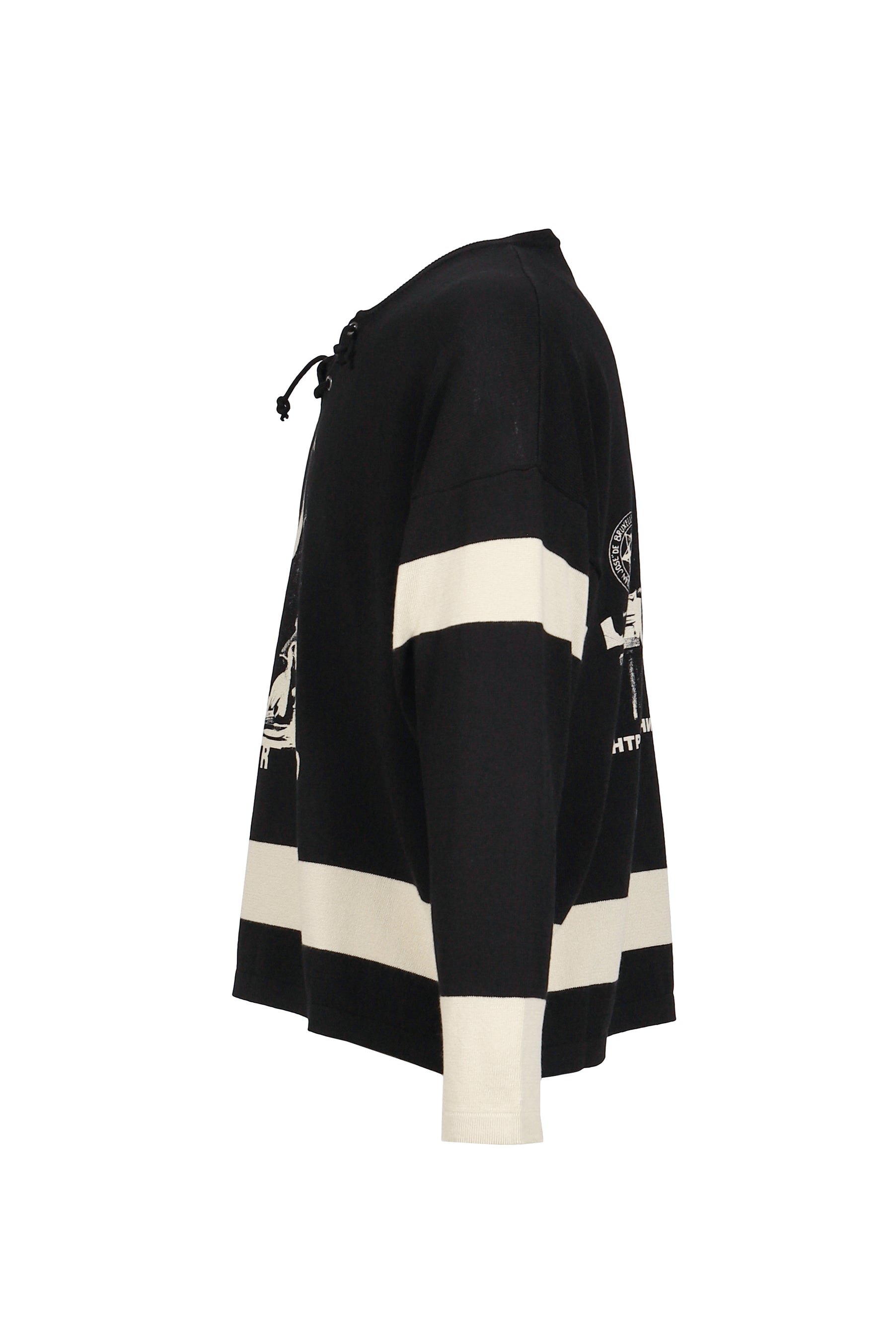 THEY BROKE ME HOCKEY JERSEY SWEATER / BLK STONE