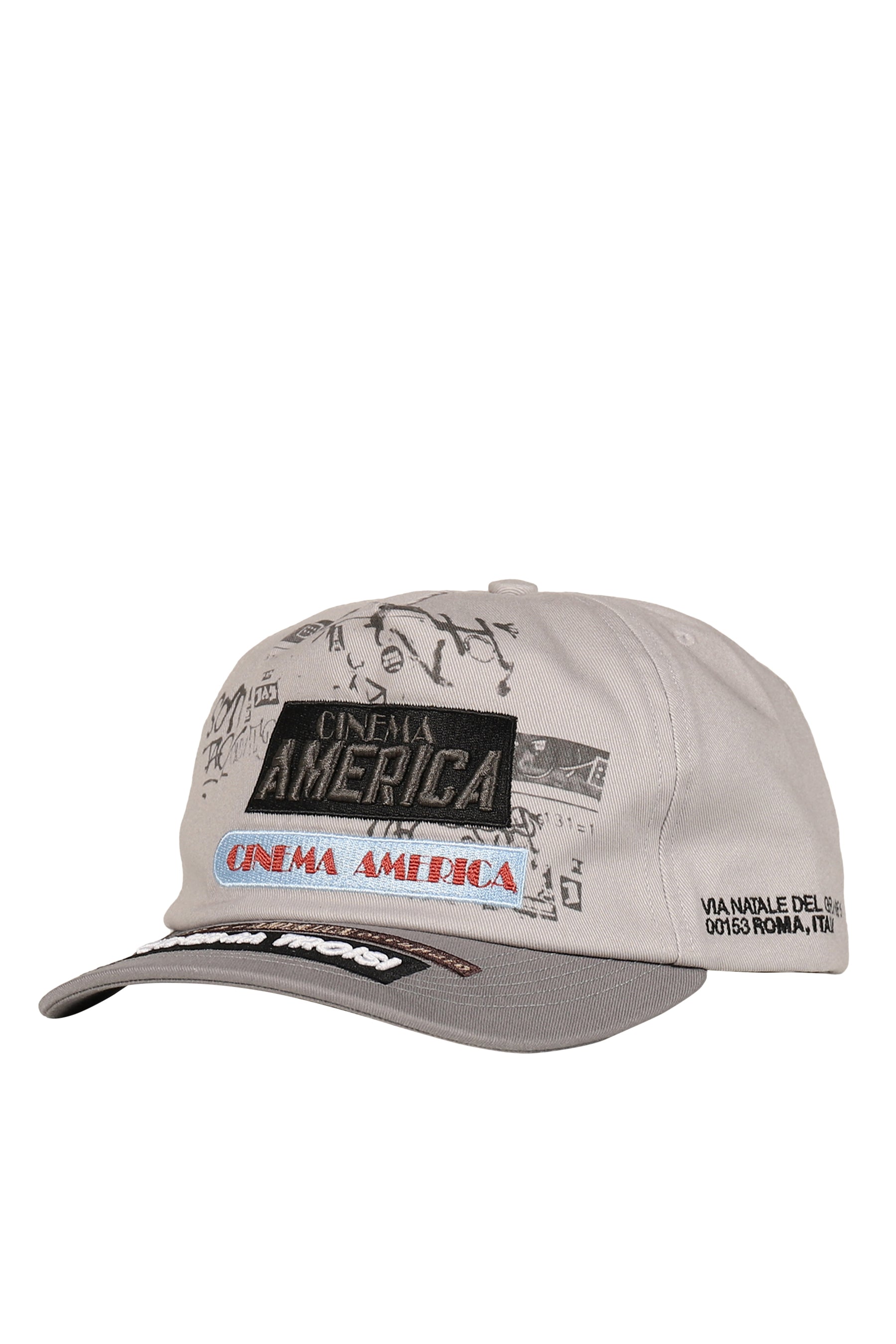 CINEMA TROISI 5 PANEL HAT / LT. GRY