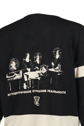 THEY BROKE ME HOCKEY JERSEY SWEATER / BLK STONE