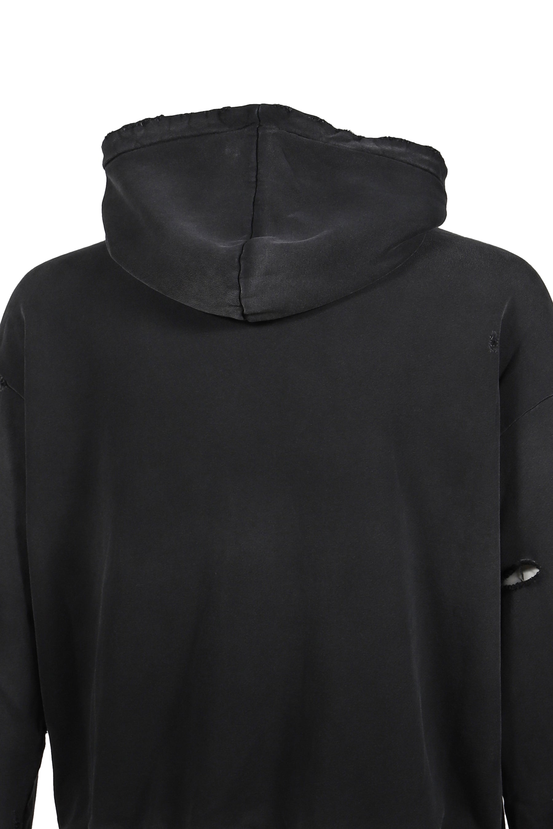 ELLIOTT ZIP UP HOODIE / WASHED BLK