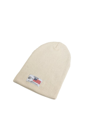 OG  LOGO BEANIE / WHT BLK