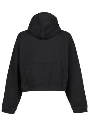 ATHLETIC LOGO HOODIE / BLK