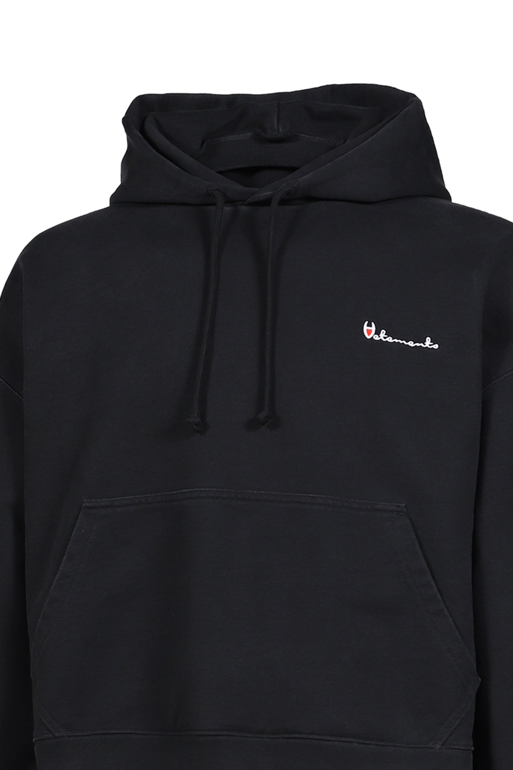 ATHLETIC LOGO HOODIE / BLK