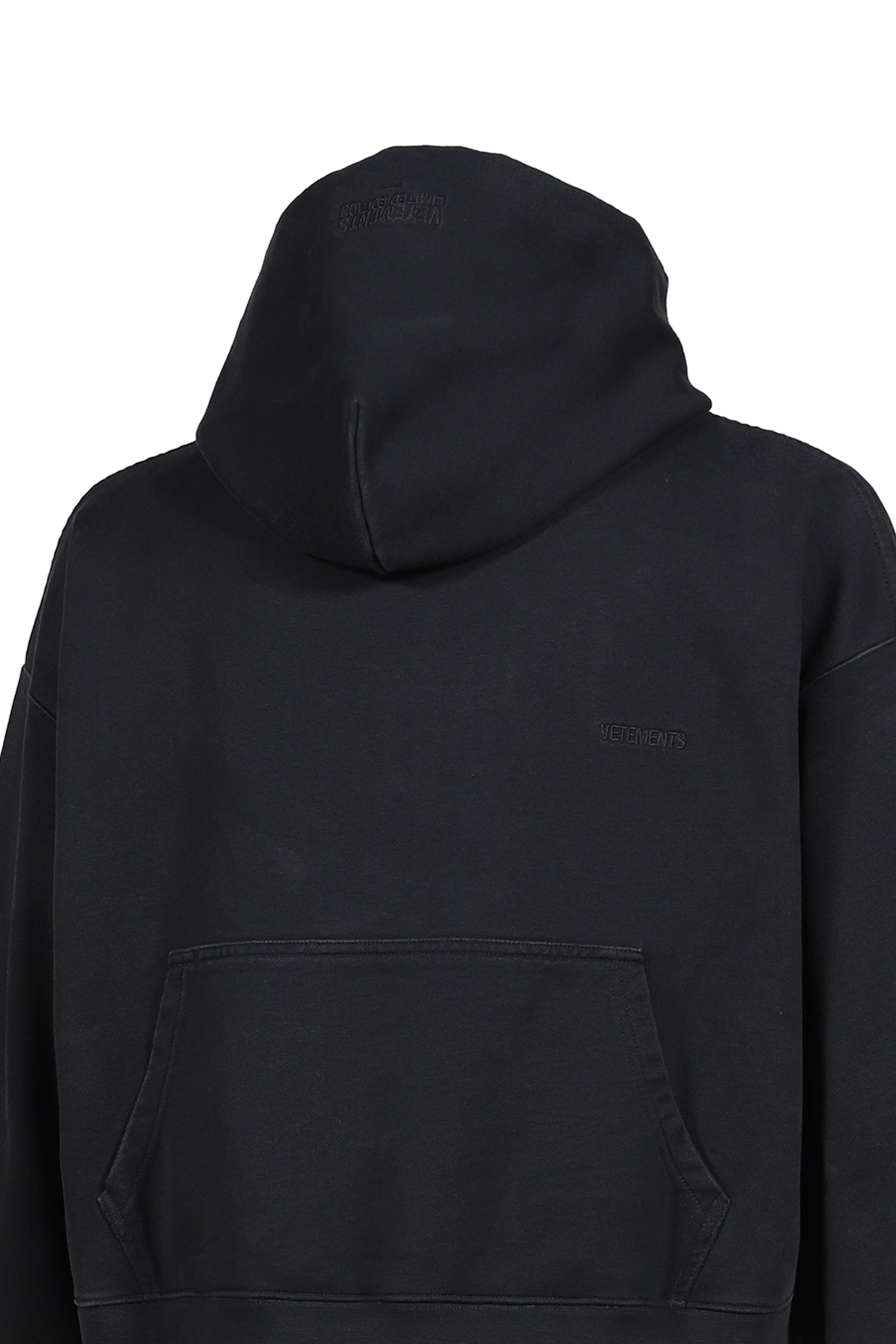 ATHLETIC LOGO HOODIE / BLK