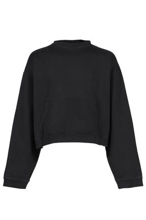 ATHLETIC LOGO HOODIE / BLK