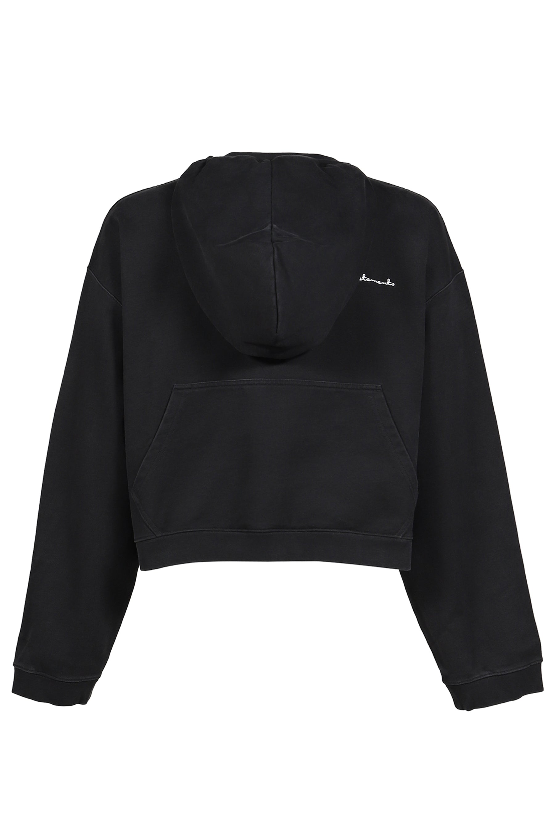 ATHLETIC LOGO HOODIE / BLK