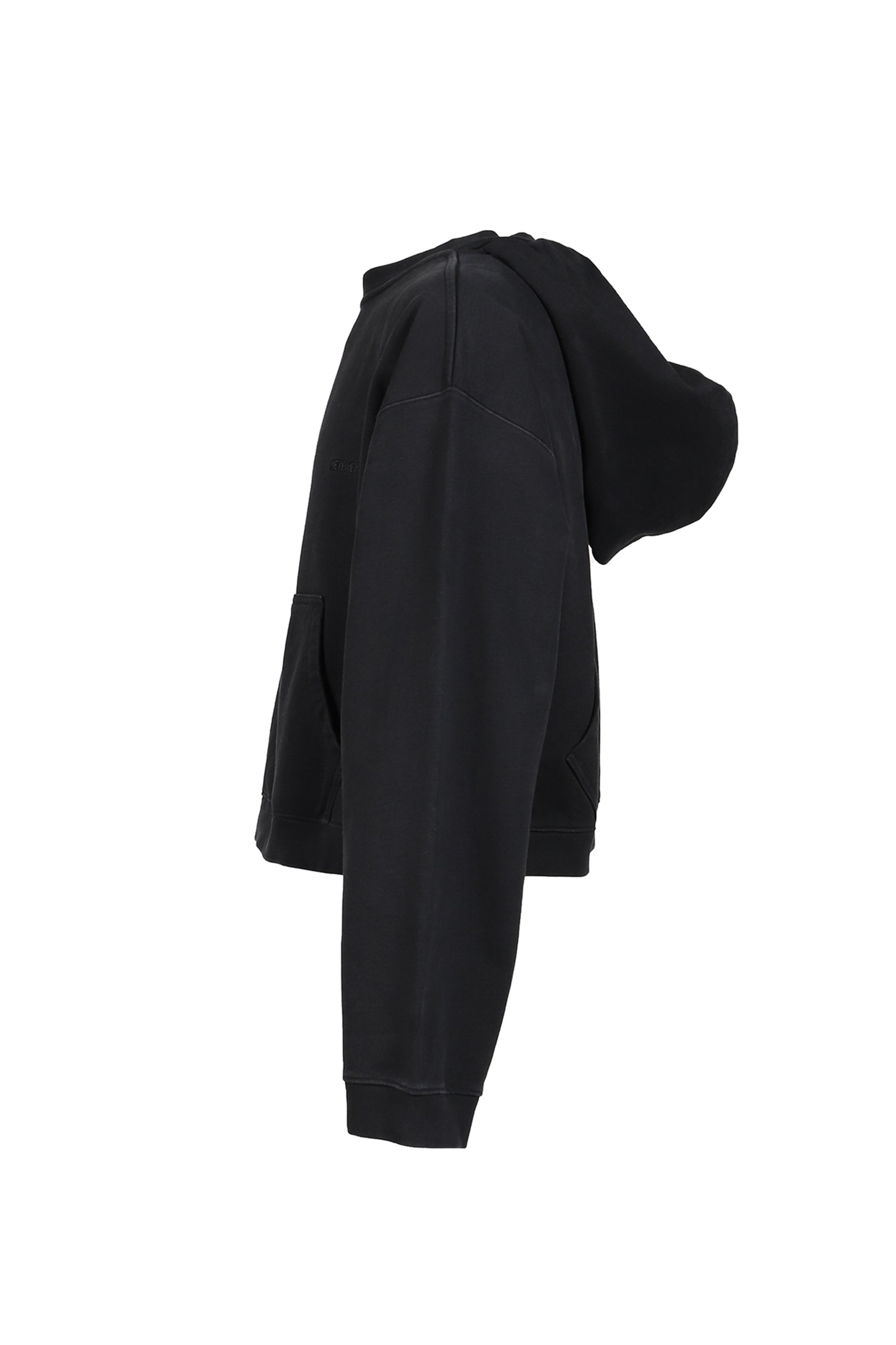 ATHLETIC LOGO HOODIE / BLK