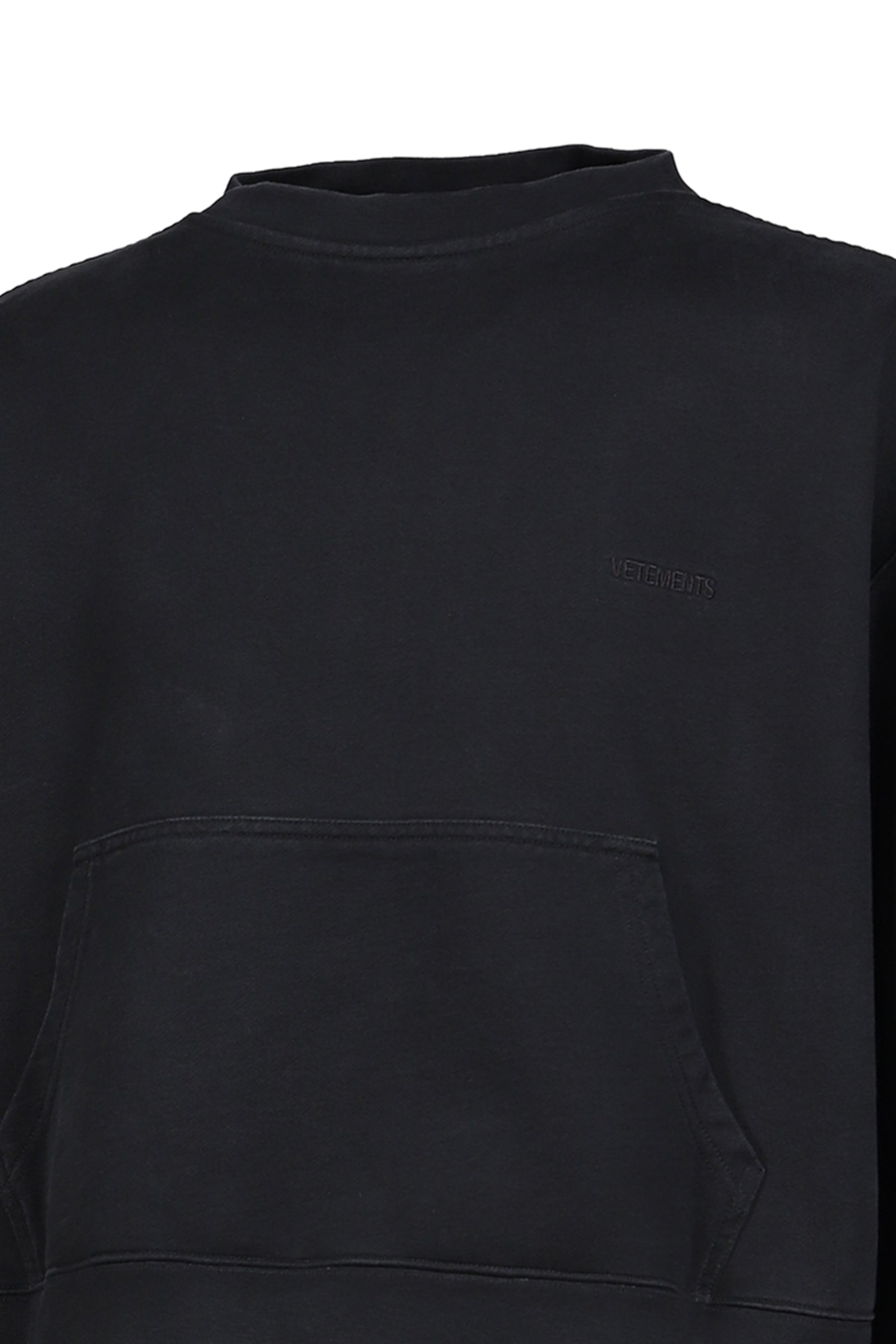 ATHLETIC LOGO HOODIE / BLK