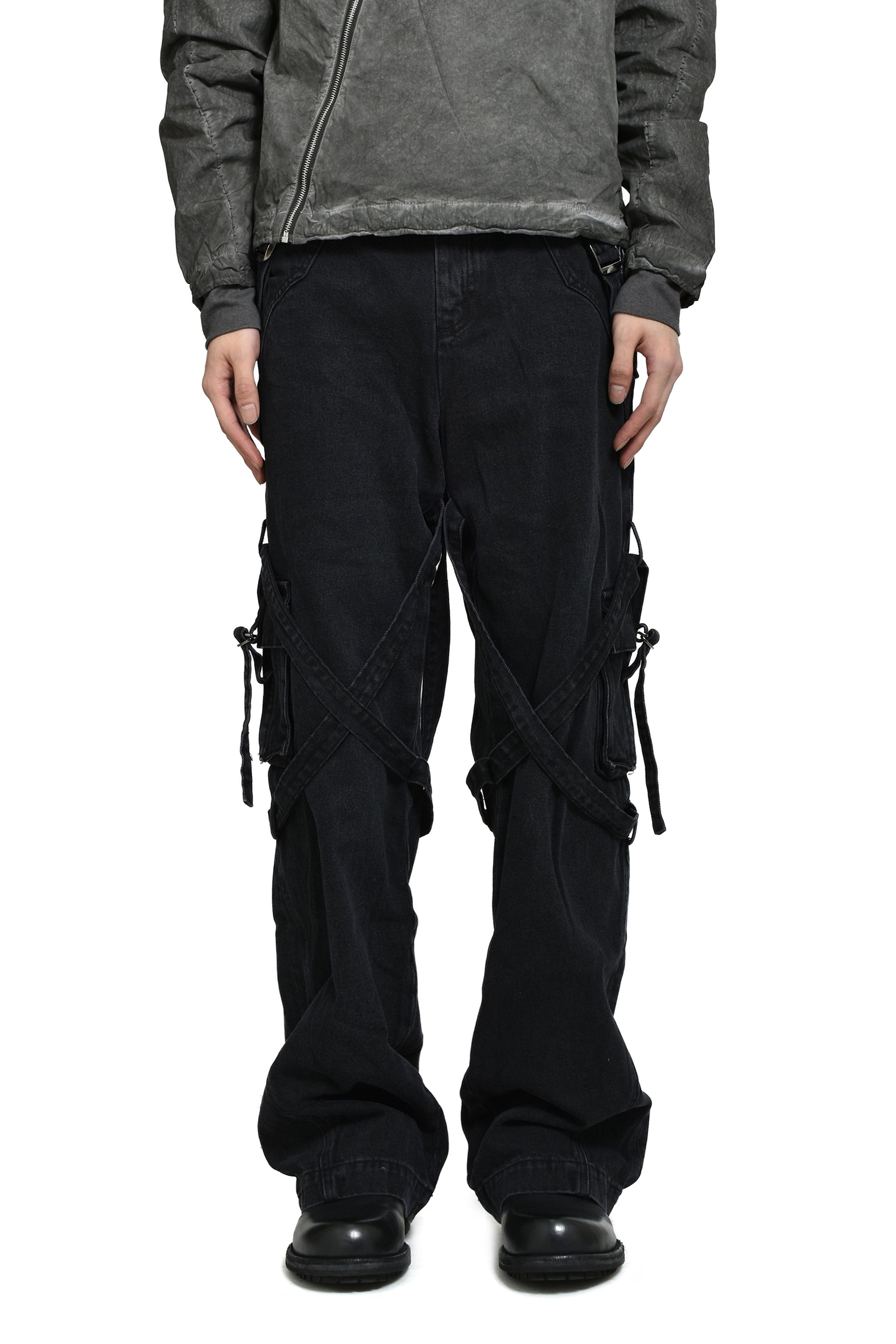 BONDAGE CARGO PANTS 2.0 / BLACK