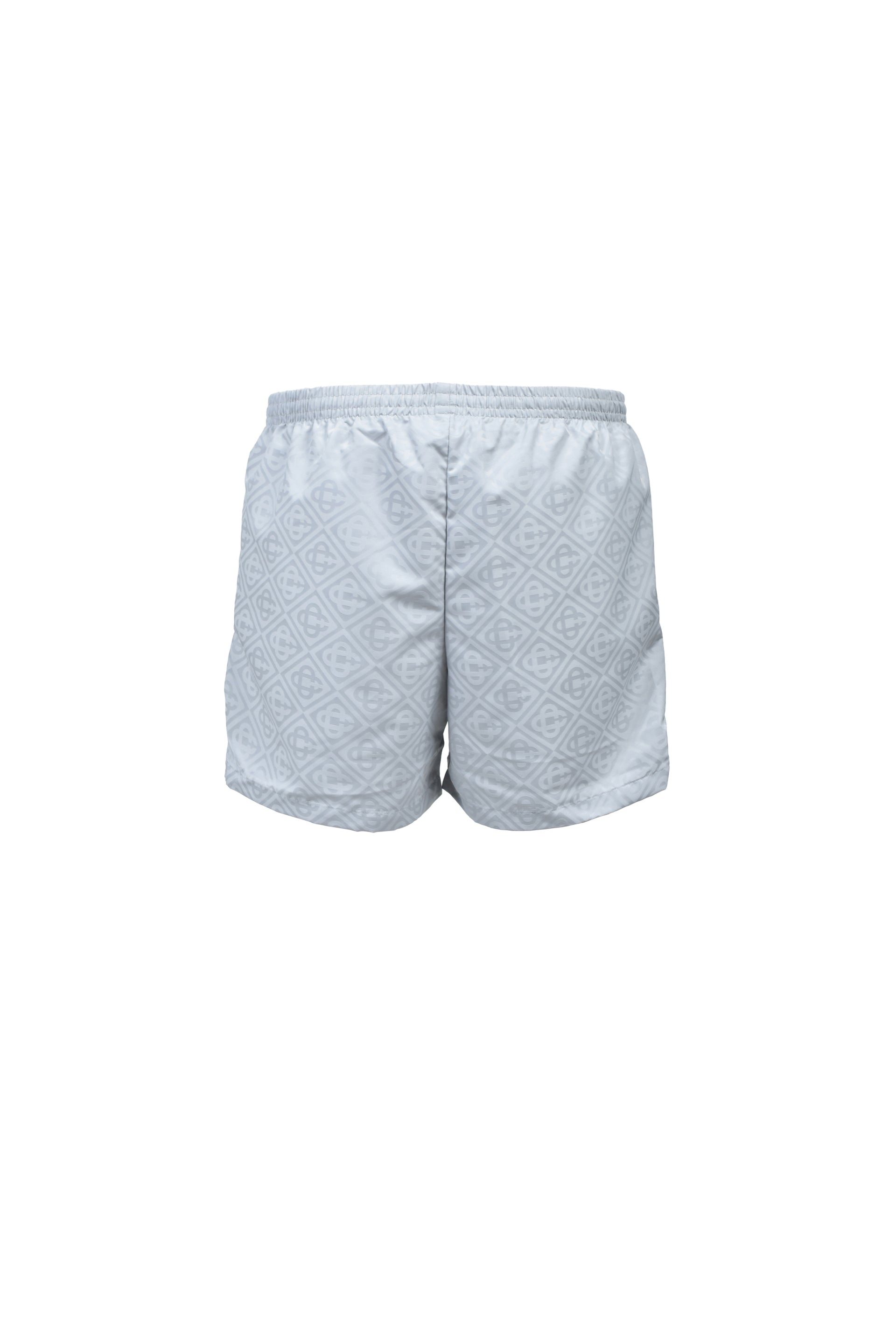 MONOGRAM JACQUARD SWIM SHORTS / GRY