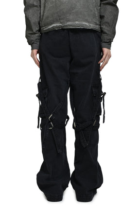 BONDAGE CARGO PANTS 2.0 / BLACK
