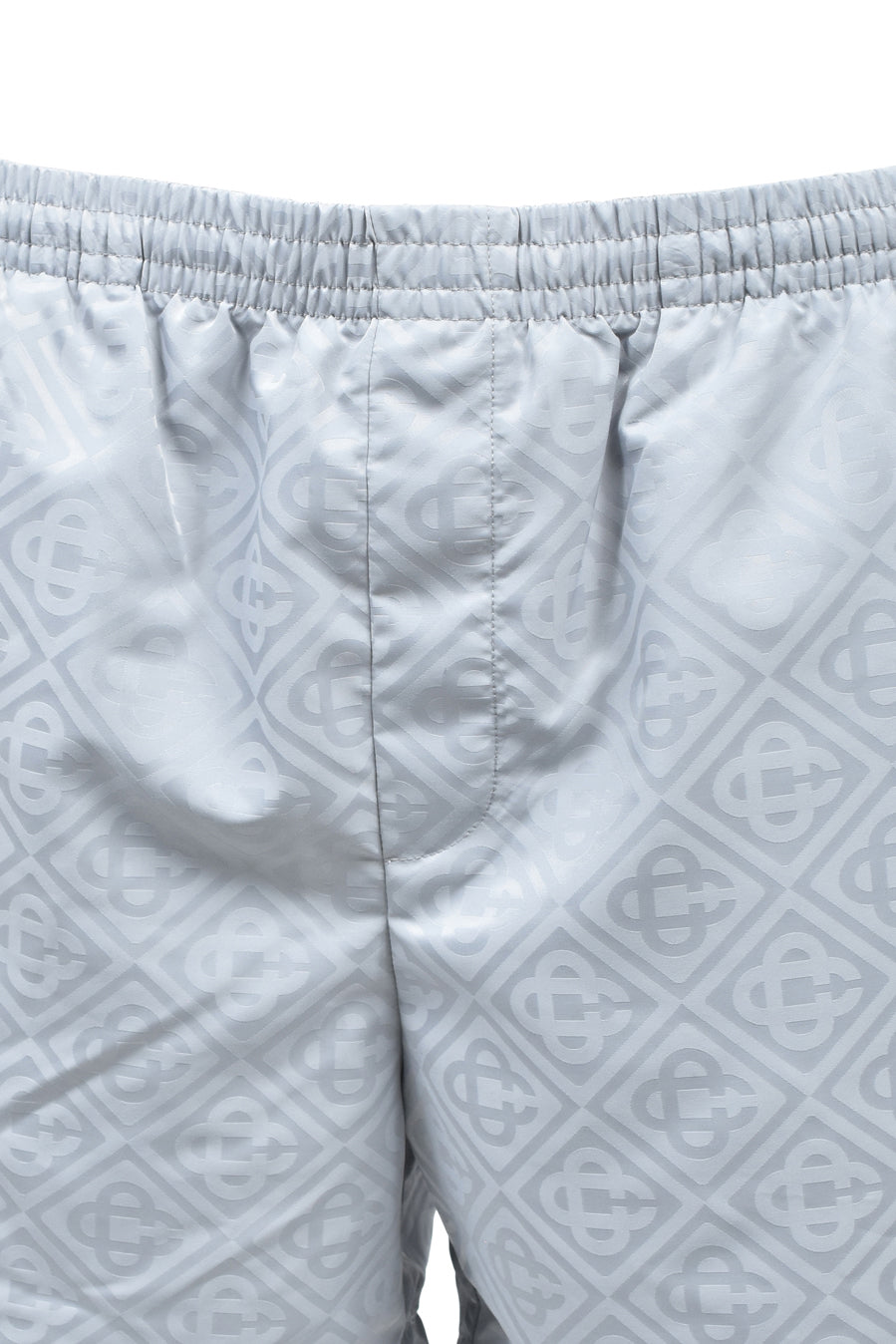MONOGRAM JACQUARD SWIM SHORTS / GRY