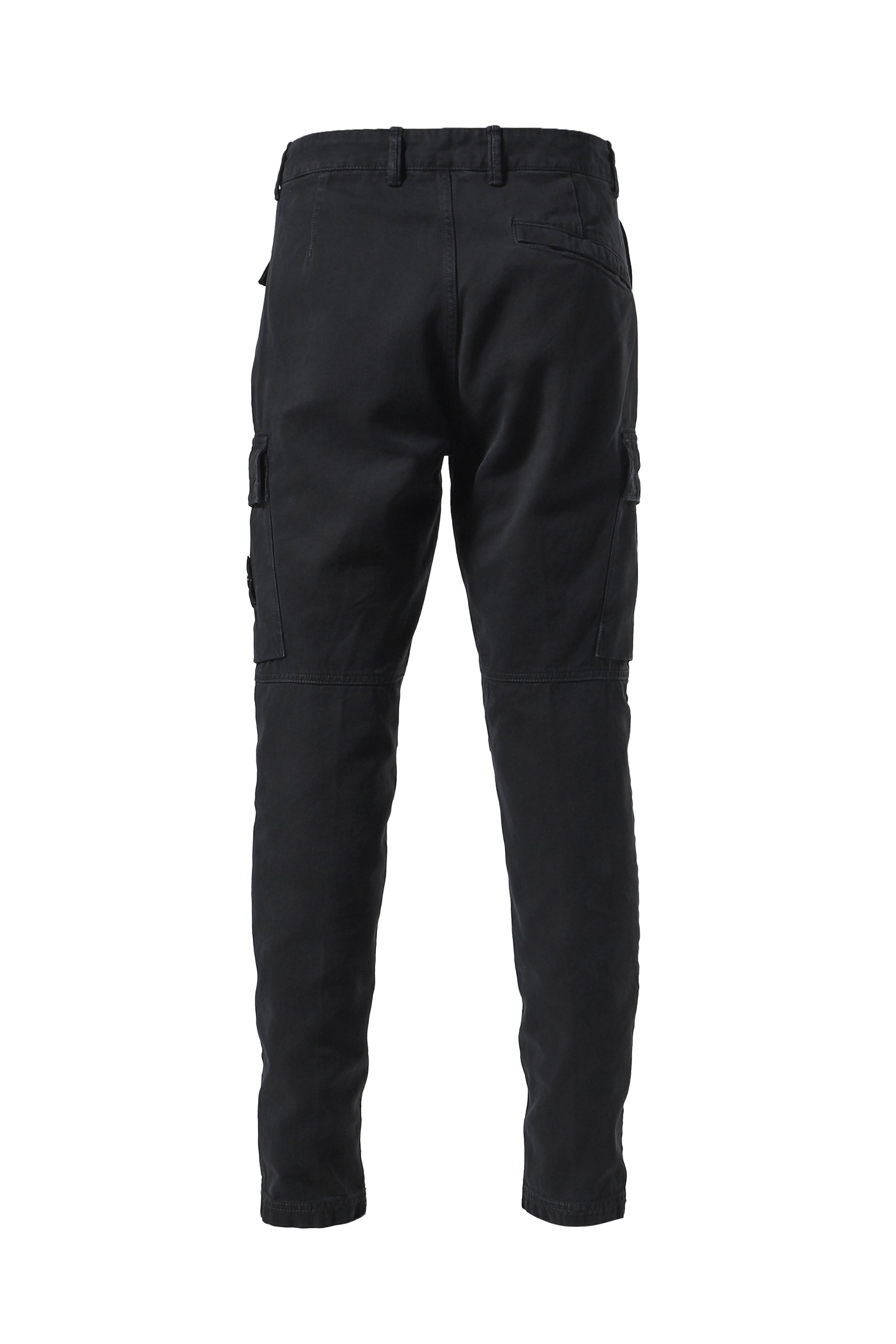 PANAMA COTTON CARGO PANTS / BLK