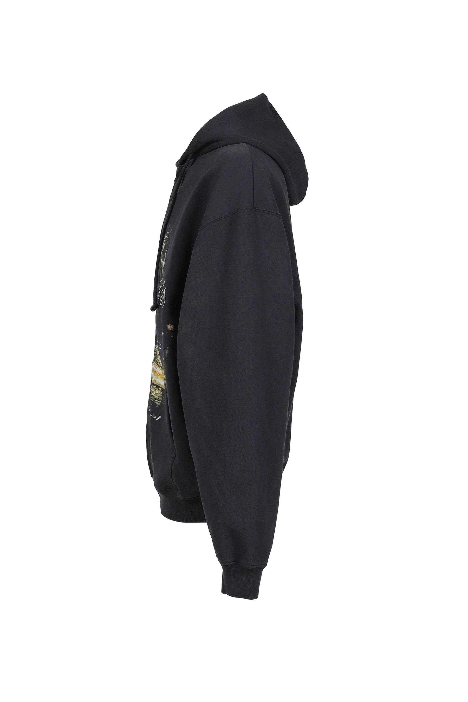 PARIS TOURIST ZIP-UP HOODIE / BLK