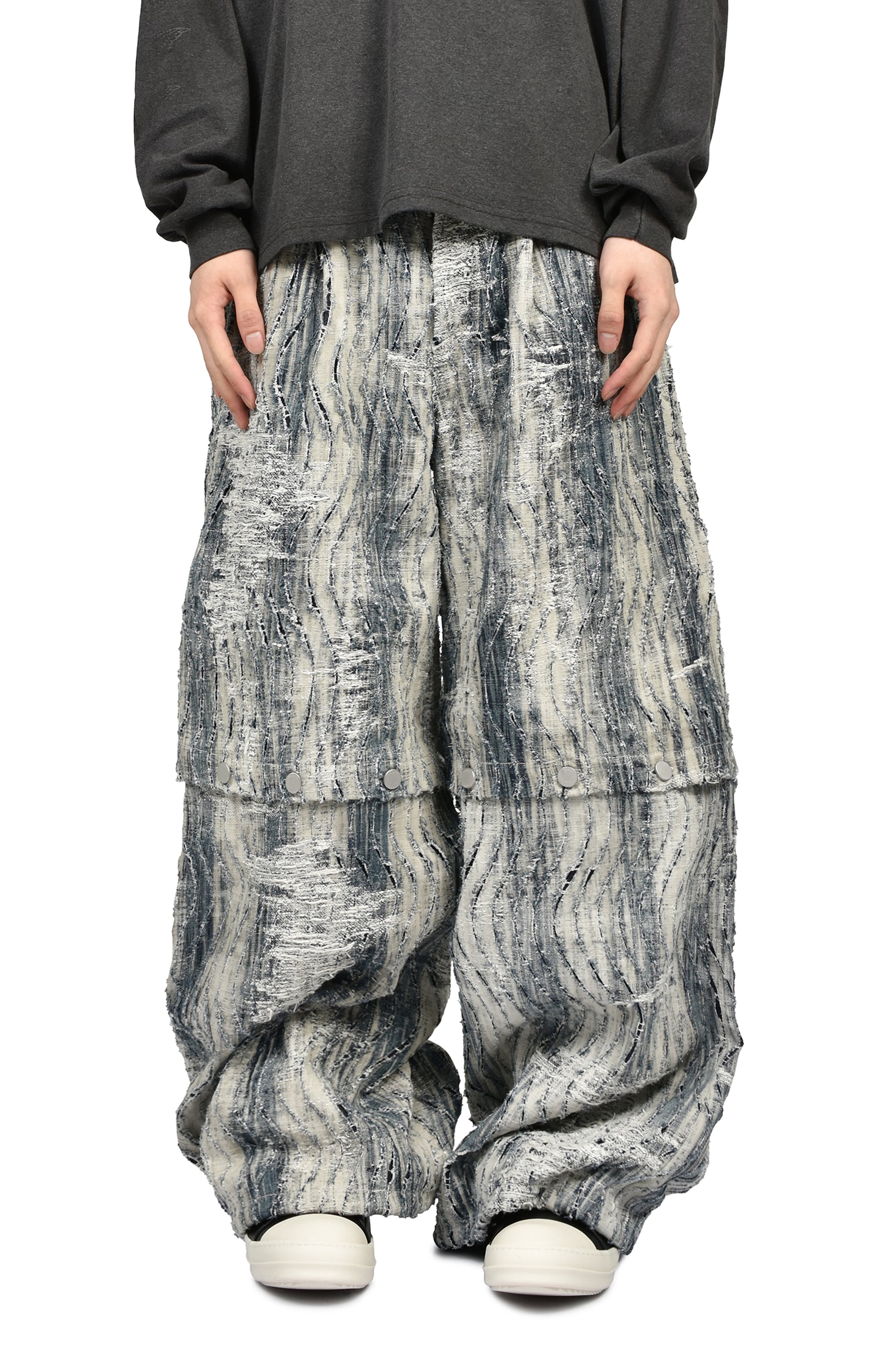 CONVERTIBLE BLEACHED DENIM PANTS (20TH EXCLUSIVE) / IND