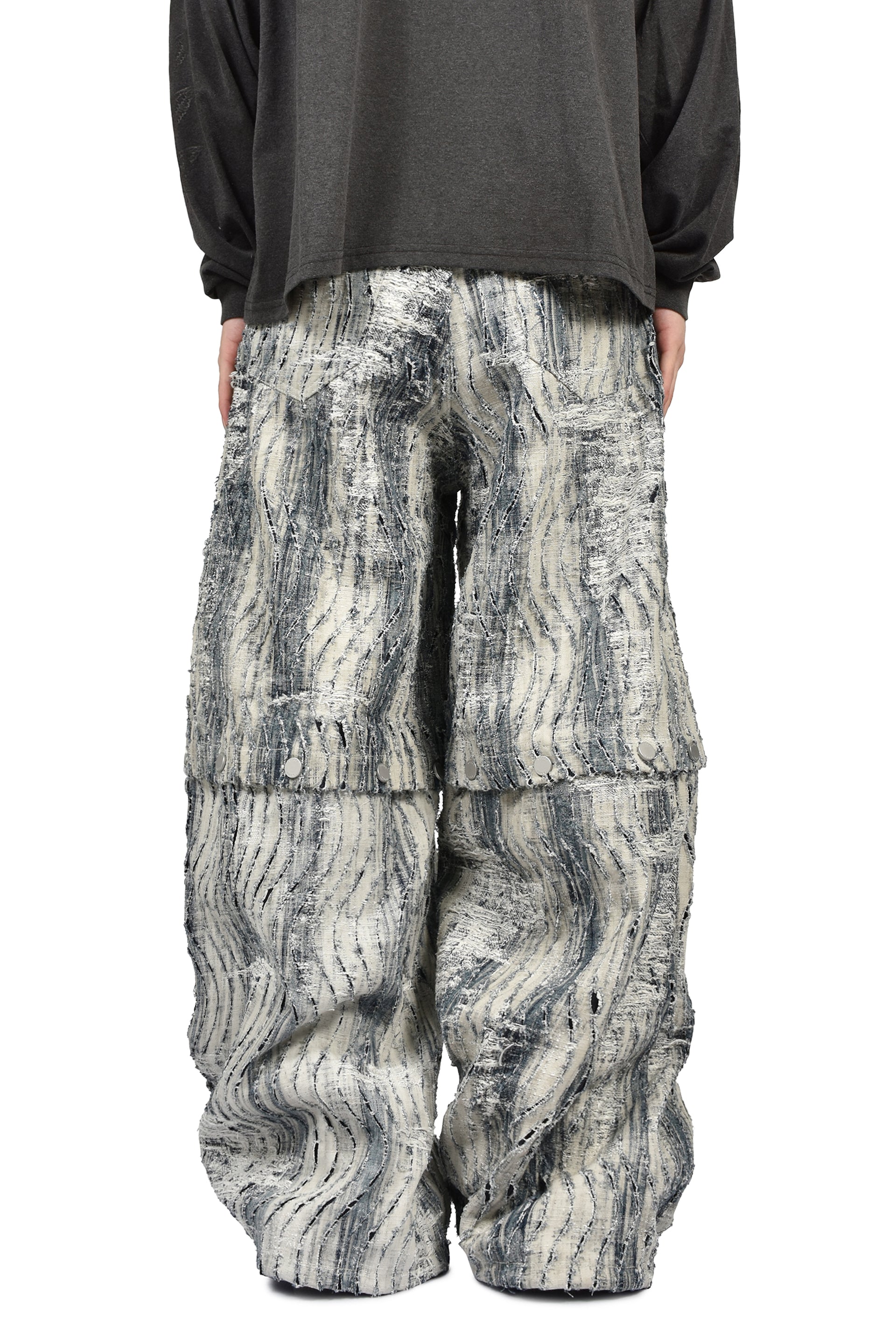 CONVERTIBLE BLEACHED DENIM PANTS (20TH EXCLUSIVE) / IND
