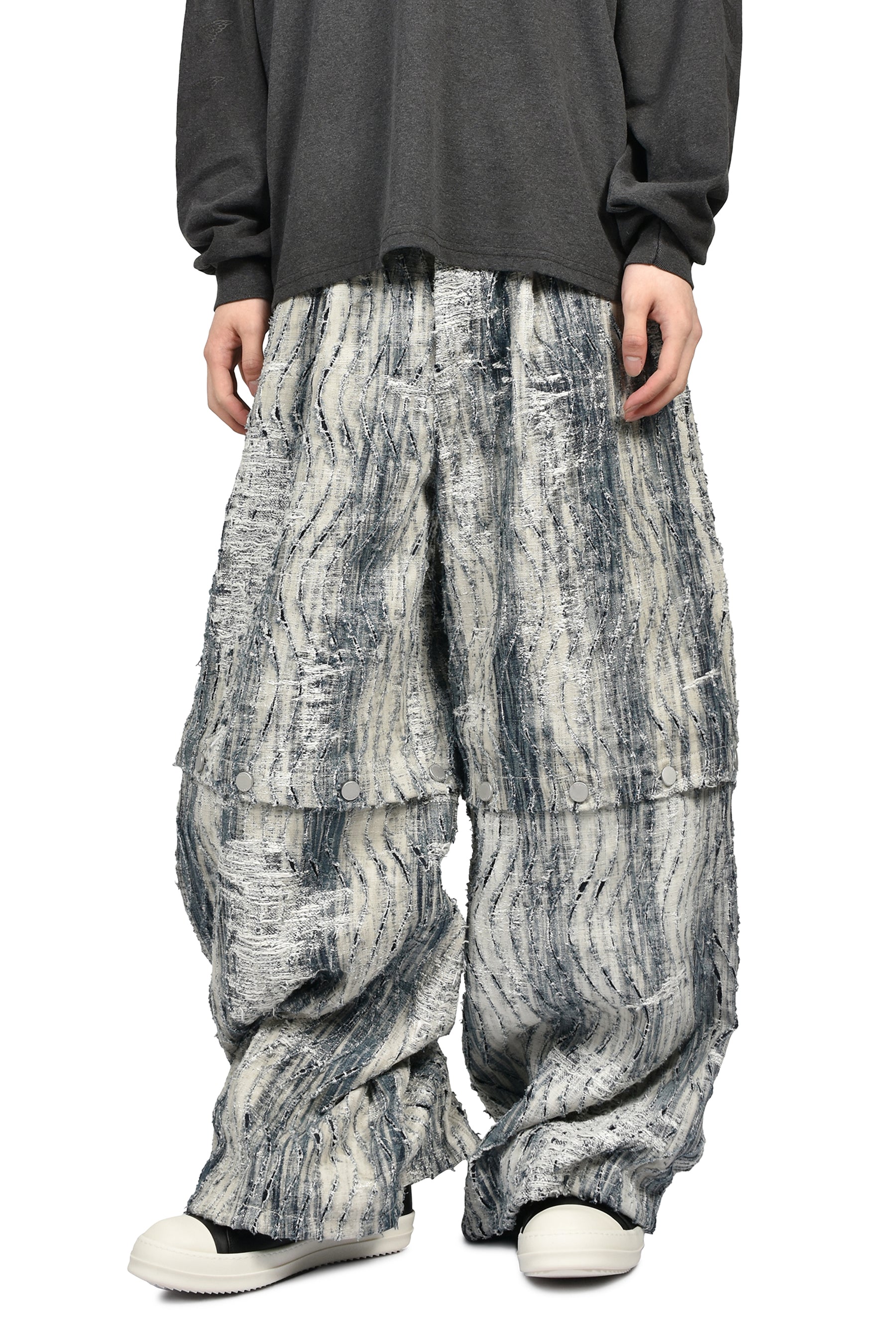 CONVERTIBLE BLEACHED DENIM PANTS (20TH EXCLUSIVE) / IND