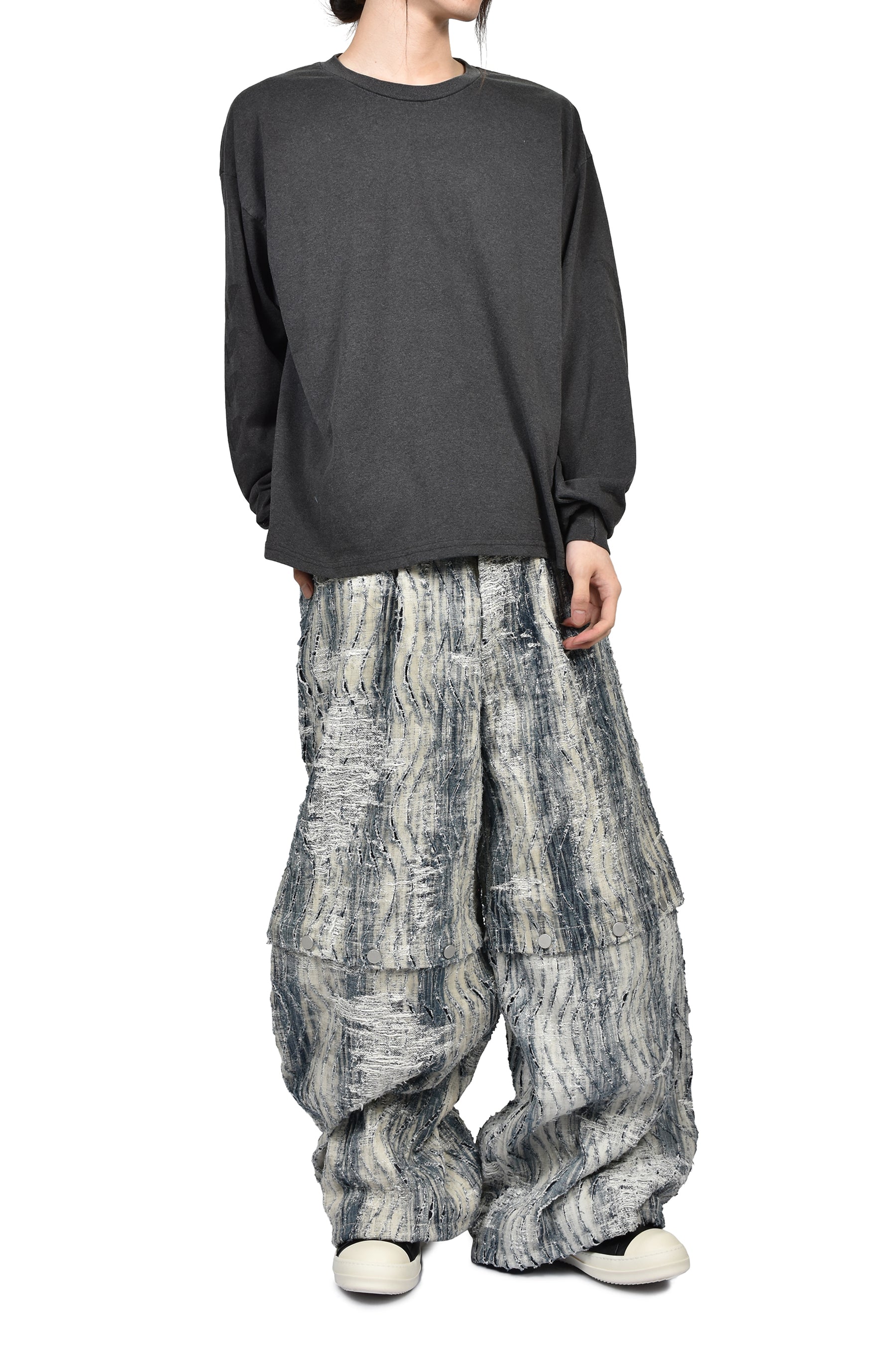 CONVERTIBLE BLEACHED DENIM PANTS (20TH EXCLUSIVE) / IND