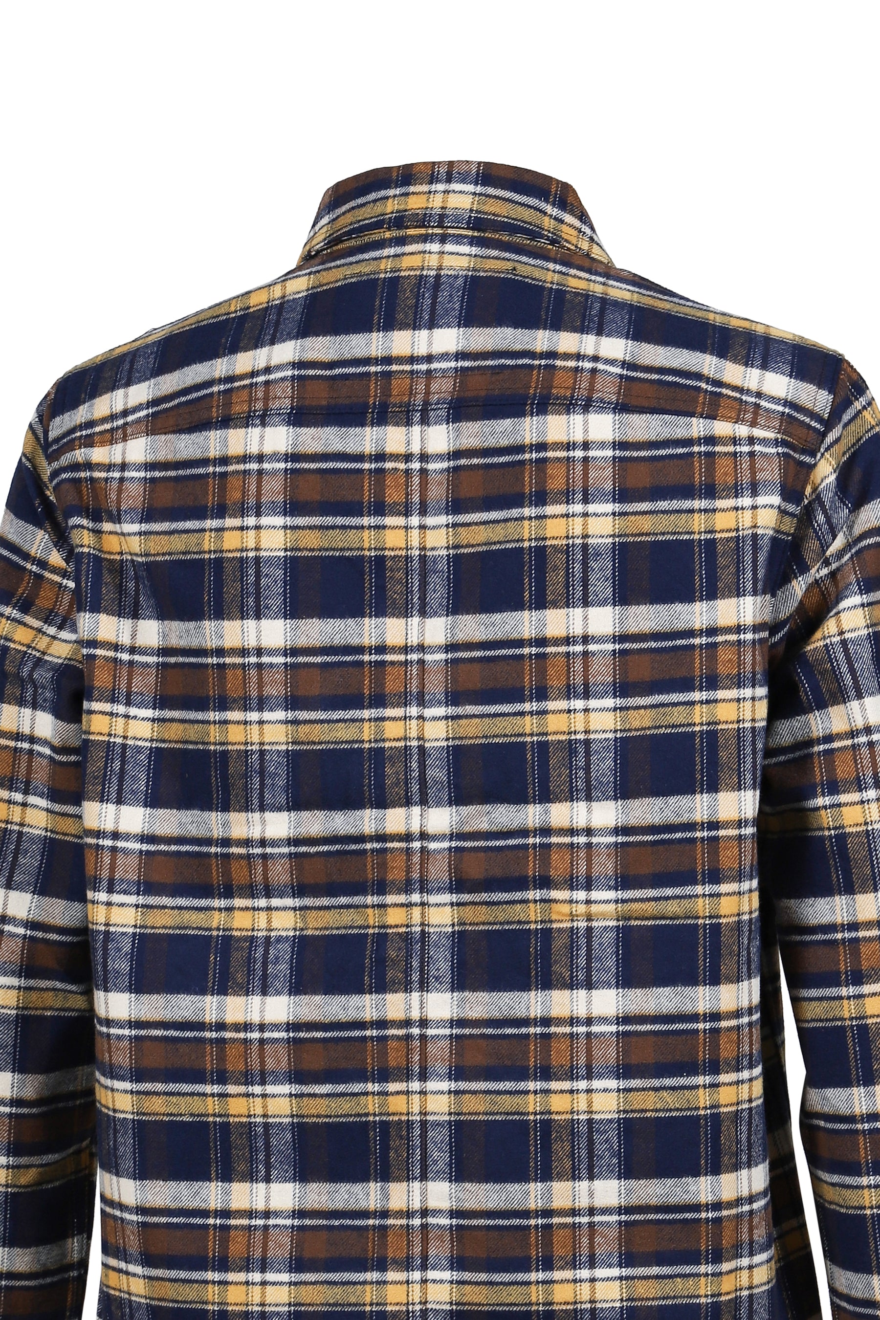 CROPPED OUTERSHIRT / GASOLINE PLAID